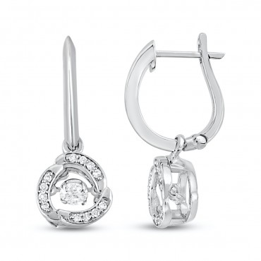  עגילים יהלום 0.34ct אריאלה 