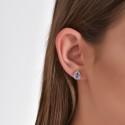 עגיל יהלום 14K 0.340 קראט