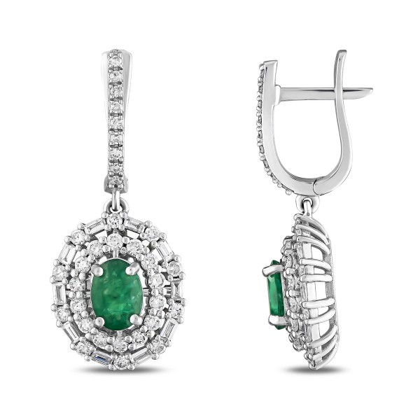 14K 1.530 ct Diamond Earring